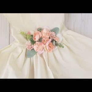 Dog flower girl dress